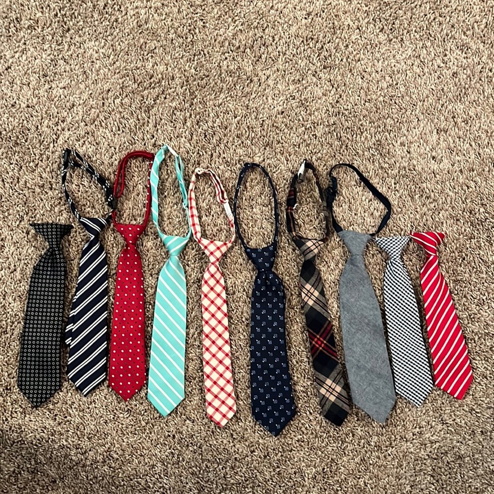 Lot of little boys ties! Great condition! Size 2T-4T